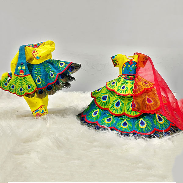 Morpankh dress for Radha krishna